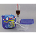 Sqaure Plastic Take Away Container de alimentos microondas 34oz